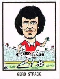 Cromo Gerd Strack - German Football Bundesliga 1983-1984 n. 457 - Panini