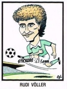 Sticker Rudi Voller - German Football Bundesliga 1983-1984 n. 459 - Panini