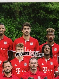 Cromo Team photo - FC Bayern München 2016-2017 - Panini