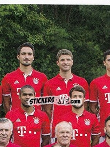 Sticker Team photo - FC Bayern München 2016-2017 - Panini