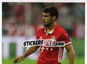 Cromo Juan Bernat - FC Bayern München 2016-2017 - Panini