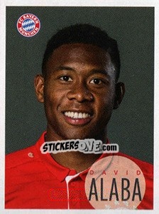 Sticker David Alaba - FC Bayern München 2016-2017 - Panini