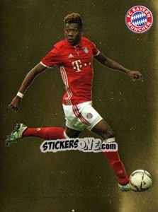 Sticker David Alaba - FC Bayern München 2016-2017 n. 67 - Panini