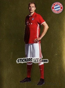 Cromo Holger Badstuber - FC Bayern München 2016-2017 - Panini