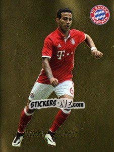 Sticker Thiago Alcántara - FC Bayern München 2016-2017 n. 77 - Panini