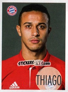 Sticker Thiago Alcántara - FC Bayern München 2016-2017 n. 78 - Panini