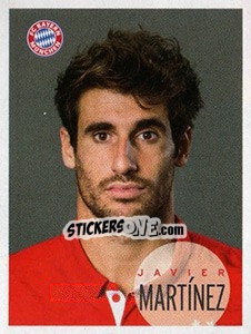 Cromo Javi Martínez - FC Bayern München 2016-2017 - Panini