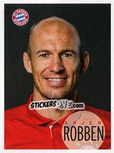 Sticker Arjen Robben - FC Bayern München 2016-2017 n. 95 - Panini