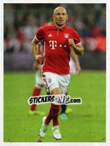 Sticker Arjen Robben - FC Bayern München 2016-2017 n. 97 - Panini