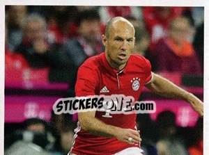 Sticker Arjen Robben - FC Bayern München 2016-2017 - Panini