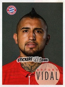 Sticker Arturo Vidal - FC Bayern München 2016-2017 - Panini