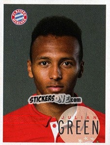 Sticker Julian Green - FC Bayern München 2016-2017 - Panini