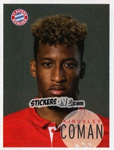 Cromo Kingsley Coman - FC Bayern München 2016-2017 - Panini
