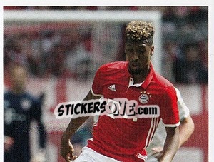 Sticker Kingsley Coman - FC Bayern München 2016-2017 n. 153 - Panini