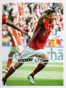 Sticker Goal Celebrations - Lewandowski Esulta - FC Bayern München 2016-2017 n. 162 - Panini