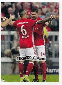 Figurina Goal Celebrations - FC Bayern München 2016-2017 n. 163 - Panini