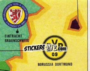 Sticker Map - German Football Bundesliga 1979-1980 - Panini