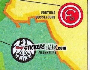 Sticker Map - German Football Bundesliga 1979-1980 - Panini