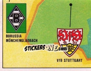 Cromo Map - German Football Bundesliga 1979-1980 - Panini