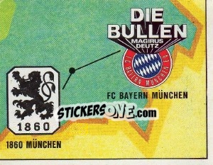 Sticker Map - German Football Bundesliga 1979-1980 - Panini