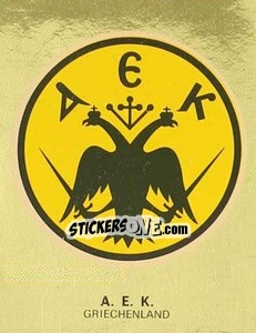 Sticker A.E.K. Griechenland - German Football Bundesliga 1979-1980 n. W2 - Panini