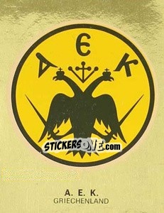 Sticker A.E.K. Griechenland - German Football Bundesliga 1979-1980 - Panini