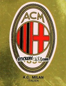 Sticker AC Milan Italien - German Football Bundesliga 1979-1980 - Panini