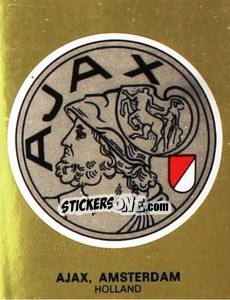 Sticker Ajax Amsterdam Holland - German Football Bundesliga 1979-1980 - Panini