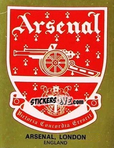 Sticker Arsenal London England - German Football Bundesliga 1979-1980 n. W5 - Panini
