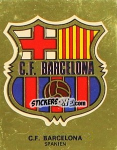 Sticker C. F. Barcelona Spanien - German Football Bundesliga 1979-1980 n. W10 - Panini