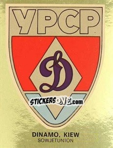 Sticker Dinamo Kiew Sowjetunion - German Football Bundesliga 1979-1980 n. W12 - Panini