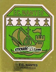 Sticker F.C. Nantes Frankreich - German Football Bundesliga 1979-1980 n. W17 - Panini
