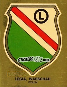 Sticker Legia Warschau Polen - German Football Bundesliga 1979-1980 n. W23 - Panini