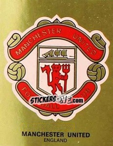 Sticker Manchester United England - German Football Bundesliga 1979-1980 n. W25 - Panini