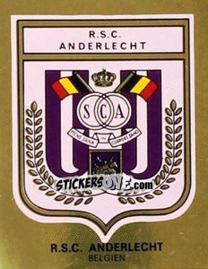 Sticker R.S.C. Anderlecht Holland - German Football Bundesliga 1979-1980 - Panini