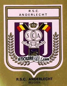 Sticker R.S.C. Anderlecht Holland - German Football Bundesliga 1979-1980 n. W29 - Panini