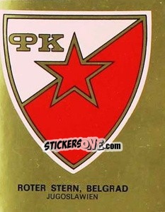 Sticker Roter Stern Belgrad Jugoslawien - German Football Bundesliga 1979-1980 n. W32 - Panini