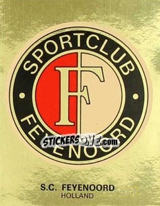 Sticker S.C. Feyenoord Holland - German Football Bundesliga 1979-1980 n. W33 - Panini