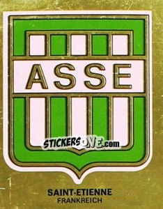 Sticker Saint-Etienne Frankreich - German Football Bundesliga 1979-1980 n. W34 - Panini