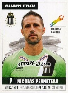 Sticker Nicolas Penneteau - Belgian Pro League 2016-2017 - Panini