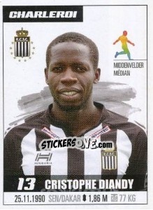 Cromo Cristophe Diandy - Belgian Pro League 2016-2017 n. 71 - Panini