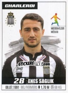 Cromo Enes Saglik - Belgian Pro League 2016-2017 n. 73 - Panini