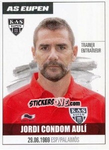 Cromo Jordi Condom Auli - Belgian Pro League 2016-2017 - Panini
