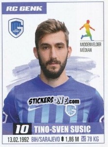 Sticker Tino-Sven Susic - Belgian Pro League 2016-2017 n. 108 - Panini