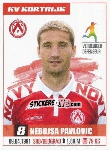 Sticker Nebojsa Pavlovic - Belgian Pro League 2016-2017 - Panini