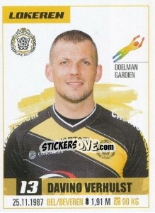 Sticker Davino Verhulst - Belgian Pro League 2016-2017 - Panini