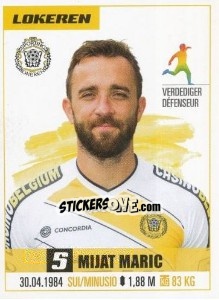 Sticker Mijat Maric - Belgian Pro League 2016-2017 - Panini