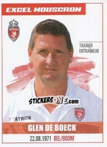 Sticker Glenn De Boeck - Belgian Pro League 2016-2017 n. 213 - Panini