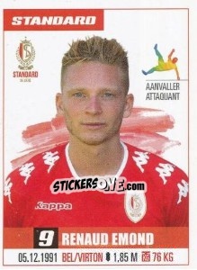 Sticker Renaud Emond - Belgian Pro League 2016-2017 - Panini