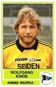 Cromo Wolfganf Kneib - German Football Bundesliga 1984-1985 - Panini